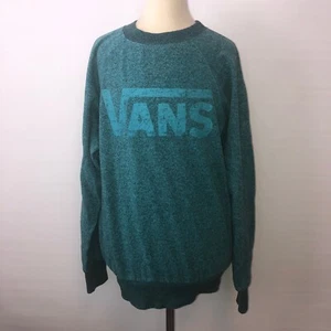 VANS Teal Crew Neck Pullover Sweatshirt ((size Small)) - Picture 1 of 7