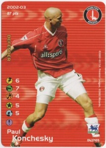 Card Football Champions Base Set Premier League England Subbuteo 2002-03 2003