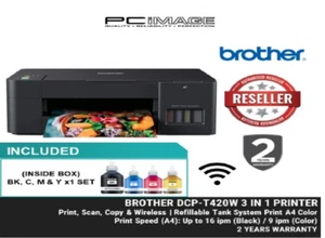 Brother Dcp-T420W 3 in 1 Ink Tank Refill System Ink Printers - Picture 1 of 2