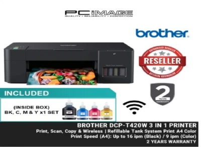 Brother Dcp-T420W 3 in 1 Ink Tank Refill System Ink Printers - Image 1 of 2