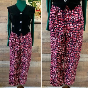 Vintage 1950s Cotton Corduroy Tapered Leg Cigarette Pants XS/S - Picture 1 of 7