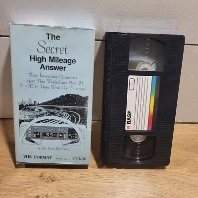 Secret High Milage Answer VHS Tape OG conspiracy theory Foto 1 de 4