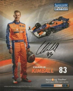 Charlie Kimball Autographed Photo American Race Car Driver - Picture 1 of 1