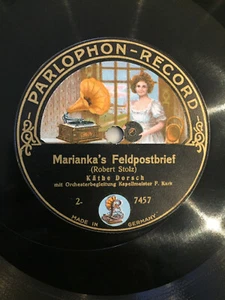 KÄTHE DORSCH: Marianka's Feldpostbrief /JOSEF SCHELEPA (Parlophon 7457/2240/12") - Bild 1 von 2