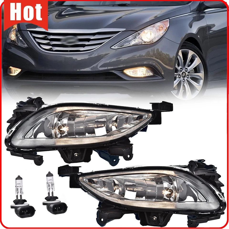 Luces antiniebla para parachoques delantero derecho y derecho Hyundai Sonata 2011 2012-2013 luces de conducción Foto 1 de 4