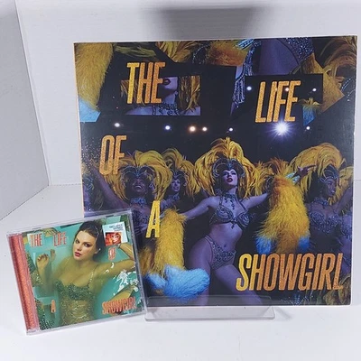 TAYLOR SWIFT VINYL LP + SIGNED CD (Photo 1) THE LIFE OF A SHOWGIRL New Sealed - Image 1 of 4