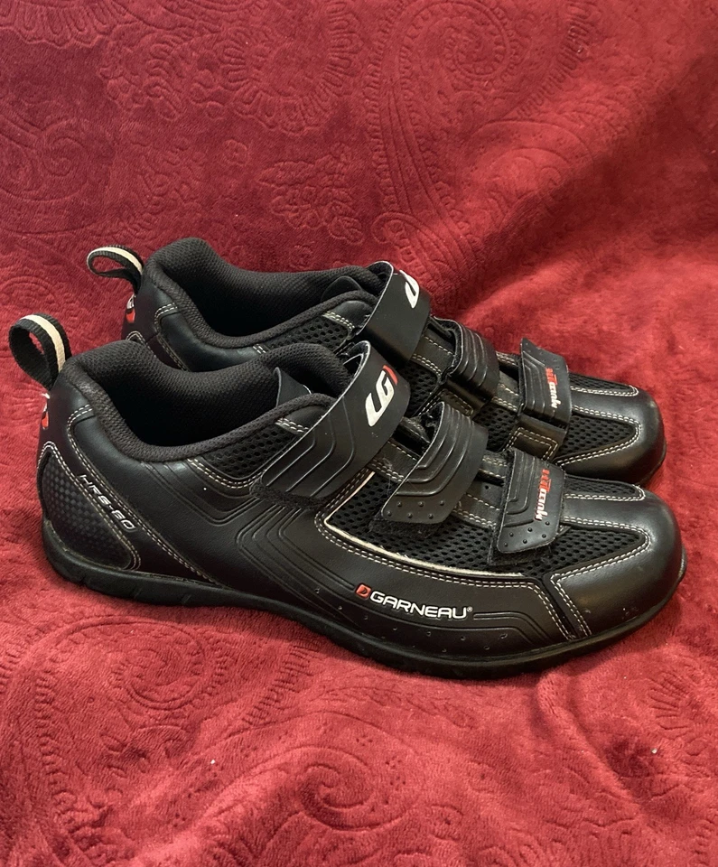 Zapatos de ciclismo Louis Garneau para mujer Multi Airflex HRS-80 negros talla 8,5 Foto 1 de 4