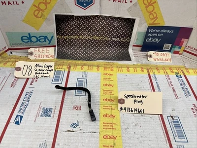 07-10 MINI COOPER VELOCÍMETRO CALIBRE CABLE ENCHUFE CONECTOR ARNÉS COLETA CLIP Foto 1 de 4