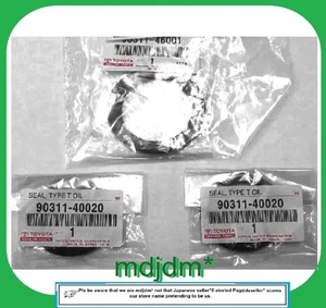 LEXUS OEM FACTORY FRONT CRANK SEAL & CAM SEAL SET 2001-2005 IS300 - Picture 1 of 2