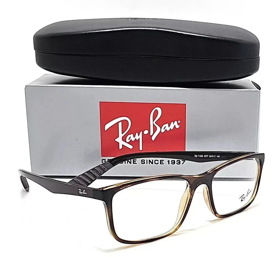 Gafas de lectura/bifocales/progresivas Ray-Ban RX7129I 5577 Havana Frames Foto 1 de 4