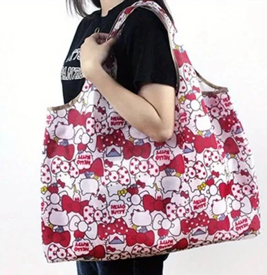 Nuevo Bolso de Mano de Compras Plegable Hello Kitty Sanrio Foto 1 de 4