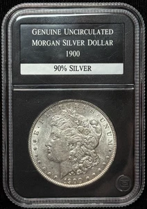 1900 Silver Morgan One Dollar S$1 Coin - Picture 1 of 2