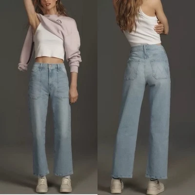 Pantalones de mezclilla al tobillo Mother The Patch Rambler en Norway Dude talla 29 Foto 1 de 4