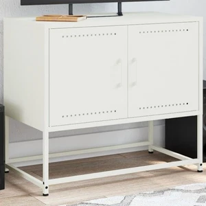 TV Stand Entertainment Center Media Unit Furniture Living Room Steel vidaXL - Picture 1 of 60