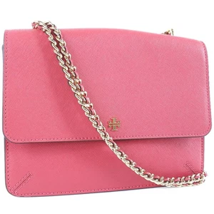 Tory Burch ChainShoulder Bag Shoulder Bag 79161-1-02111 pink/gold leather ... - Picture 1 of 10