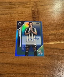 Sven Botman 2025-26 Topps Premier EPL Blue Foil Variation /150 Auto NRMT+ - Picture 1 of 2