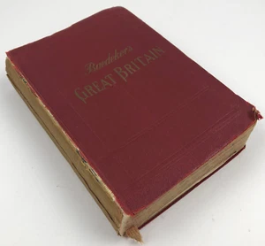 Great Britain Handbook for Travellers by Karl Baedeker with Maps 1927 8th Ed - Picture 1 of 16