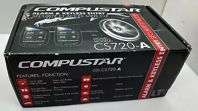 CompuStar CS720-A Alarm & Keyless Entry LT Series New Open Box - Image 1 of 2