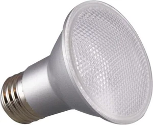 Satco S29409 6.5 Watt 120 Volt PAR20 LED Reflector Light Bulb; 5000K White - Picture 1 of 8