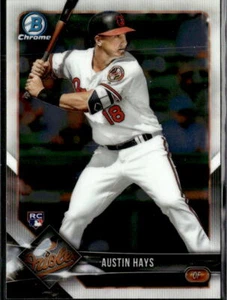 Lote de 5 tarjetas Bowman Chrome Austin Hays Baltimore Orioles RC #87 2018 - Imagen 1 de 2