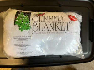 WEICHE SCHNEE GLIMMERDECKE 1"X15" - Bild 1 von 1