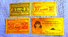 ●● COLLECTION 4 " GOLD " POLYMER BANKNOTES GREENLAND 5 to 100  KRONER ●● I
