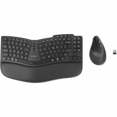 Kensington K75492US ProFit Ergo KM675 EQ Wireless RF BT Keyboard 2400DPI Mouse - Image 1 of 4