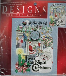 Leisure Arts~ Twas the Night Before Christmas 309849~ Counted Cross Stitch Kit - Picture 1 of 2