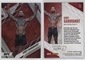 2023 Panini Chronicles UFC Phoenix Red Prizm /199 Cody Garbrandt #311