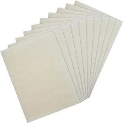 SATC 6" x 9" General Purpose Scuff Pads White,25 Pack Automotive Surface Prep No Grit