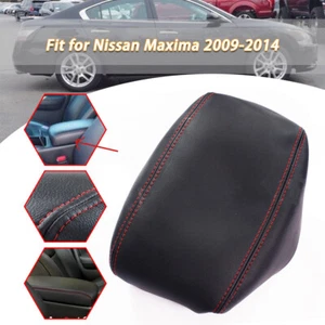 Armrest Center Console Lid Cover icrofiber Leather For 2009-2014 Nissan Maxima - Picture 1 of 1
