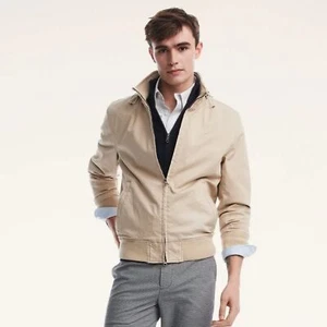 Brooks Brothers Bomberjacke Baumwolle - Dunkelbeige L - Bild 1 von 13