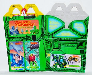 McDonalds 1996 Transformers Beast Wars Megatron Beetle Waspinator Happy Meal Box - Picture 1 of 4