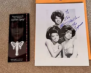 The Supremes Florence Ballard, Mary Wilson & Diana Ross Autograph. - Picture 1 of 1