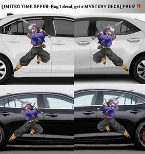TRUNK DRAGON BALL Z CAR VINYL DECAL SIDE FOR CAR - Picture 1 of 12