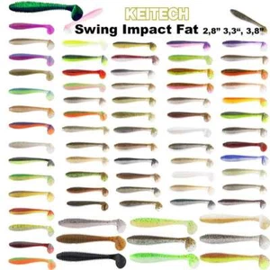 Keitech Swing Impact Fat 2,8" 3,3" 3,8" (+ 4,8", 5,8" 6,8" 7,8") Barsch Zander - Bild 1 von 74
