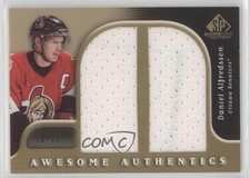 2005-06 SP Game Used Edition Awesome Authentics Duals /25 Daniel Alfredsson HOF