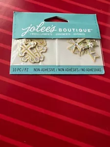 MINI CROSSES - Non-Adhesive Flowers by Jolee's - Small - FREE SHIPPING - Picture 1 of 1