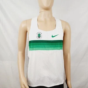 Nike Dri-Fit ADV Oregon Track Club White/Green Singlet Sz Men XLarge DR5812-100 - Picture 1 of 6