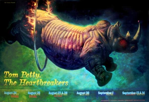 TOM PETTY AND HEARTBREAKERS - 1999 - BGP218 - POSTER -RED ROCKS - RANDY CHAVEZ - Picture 1 of 3