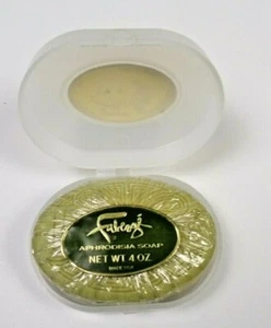 Vintage Faberage Aphrodisia Soap 4 oz With Plastic Container Unused NOS USA - Picture 1 of 7
