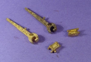 O/On3/On30 LONG SHANK JANNEY COUPLERS WISEMAN BACK SHOP BRASS PARTS BS-341 - Picture 1 of 2