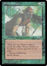 ELVISH RANGER (ver 2) ~mtg NM/NM- Alliances Com x4