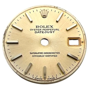 Genuine Rolex Oyster Perpetual Datejust 26mm Dial Champagne & Steel 6917 - Picture 1 of 4