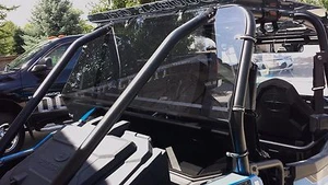 Double Ott Polaris RZR 900 S/Trail/1000S (15-20) Rear Window (Clear) - Picture 1 of 1