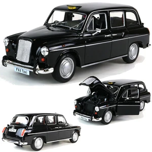 London Taxi Austin FX4 Klassiker 1:24 Modellauto schwarz 19cm Oldtimer Welly  - Bild 1 von 7