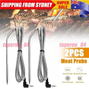 2Pcs High Temperature Meat Probe For Pit Boss & Most Wood Pellet Barbecue Grills - Picture 1 of 6