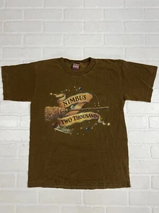 Vtg Harry Potter T-Shirt Adult Sm Nimbus 2000 Brown Rare Officially Licensed - Picture 1 of 10