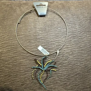Pilgrim Jewellery Swarovski Crystal Copper Choker - Picture 1 of 2