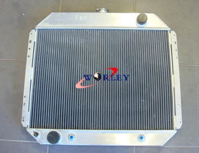 Radiador de aluminio de 3 filas para Ford F100 F250 F350 V8 1967-1981 1968 1970 1971 72 Foto 1 de 4
